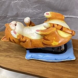 Kitty Orange Tabby Cat Stapler FIGI Fun Office Supply College Student Works